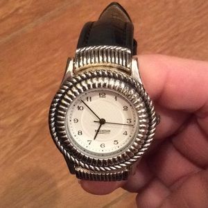 Brighton Watch with Black Leather Band